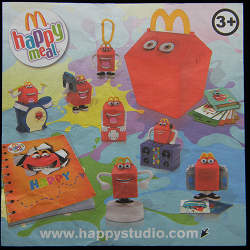 2011 Happy Meal Boxes