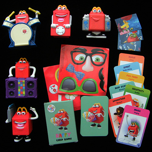 2011 Happy Meal Boxes — Toys