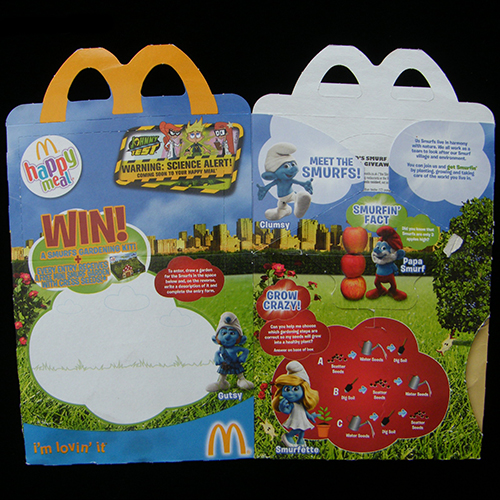 2011 Smurfs — Reverse side