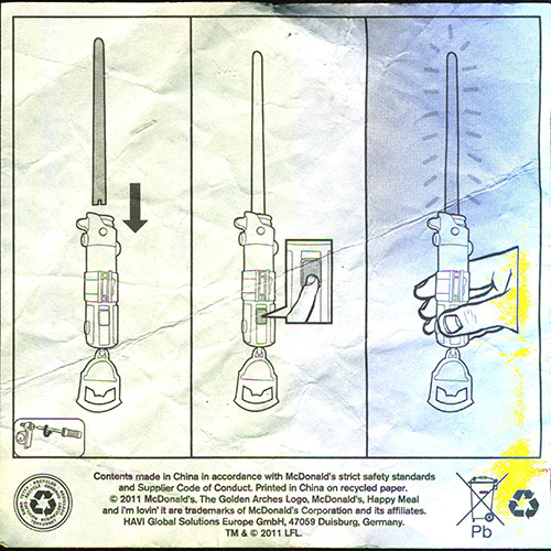 2011 Star Wars Help Defend the Galaxy — Insert