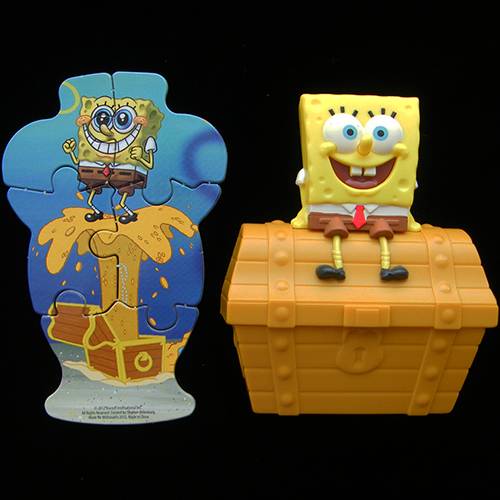2012 SpongeBob — With 6 piece Jigsaw