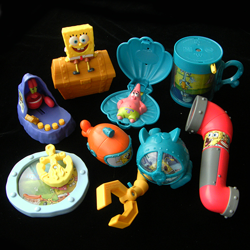 2012 SpongeBob — Set of Toys