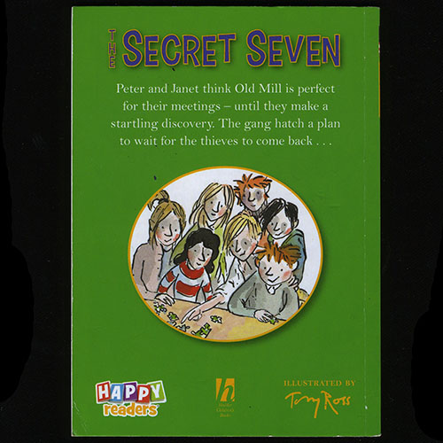 2014 The Secret Seven — Reverse Side