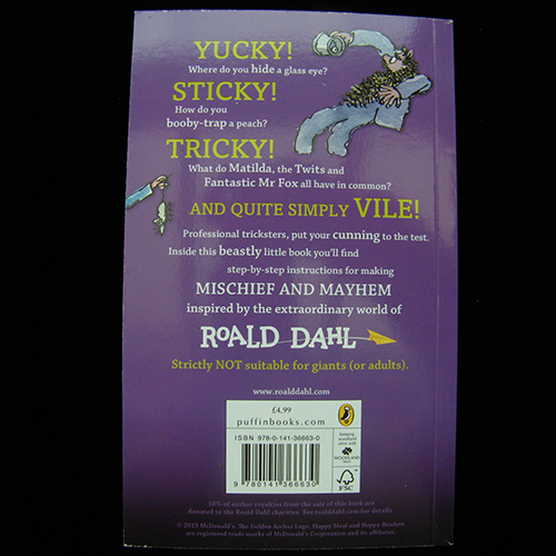 2015 Extraordinary World of Roald Dahl — Reverse Side