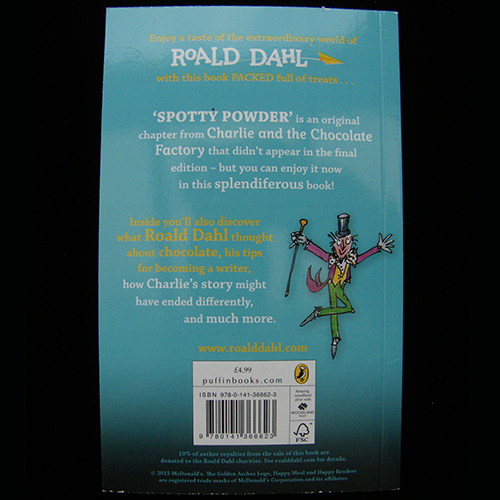 2015 Extraordinary World of Roald Dahl — Reverse Side