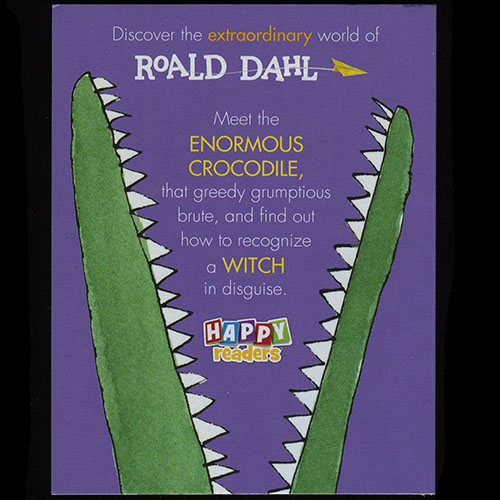 2015 Extraordinary World of Roald Dahl — Reverse Side