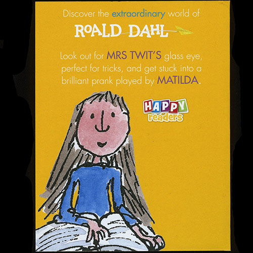 2015 Extraordinary World of Roald Dahl — Reverse Side