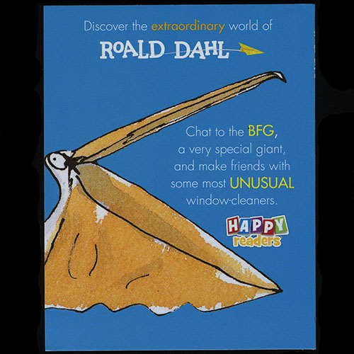 2015 Extraordinary World of Roald Dahl — Reverse Side