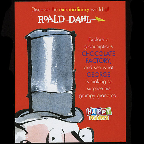 2015 Extraordinary World of Roald Dahl — Reverse Side