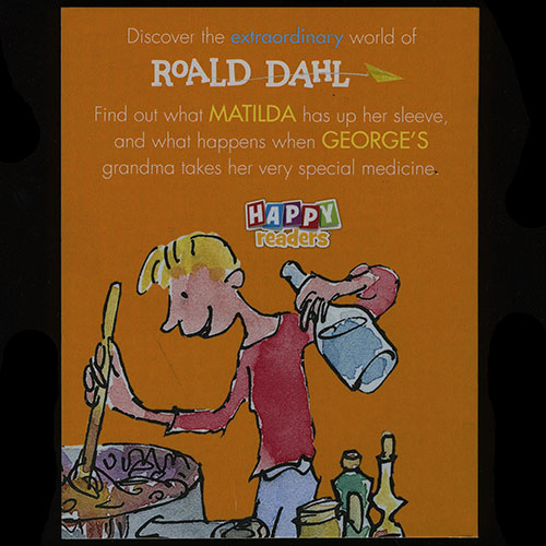 2015 Extraordinary World of Roald Dahl — Reverse Side