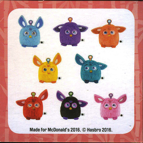 2016 Furby Connect — Insert