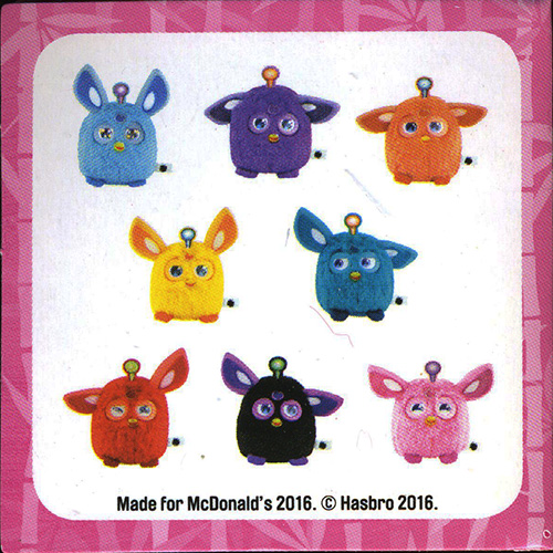 2016 Furby Connect — Insert