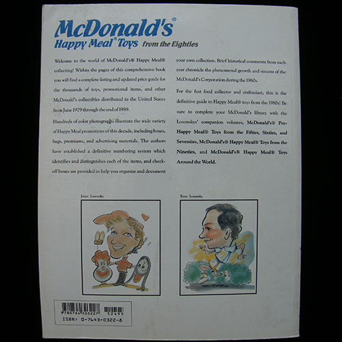 McDonald's Happy Meal Toys from the Eighties — Reverse View