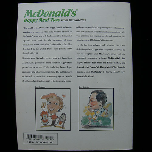 McDonald's Happy Meal Toys from the Nineties — Reverse View