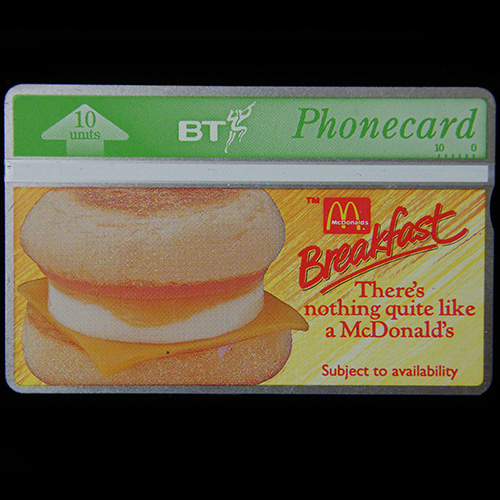 1993 BT Phonecard