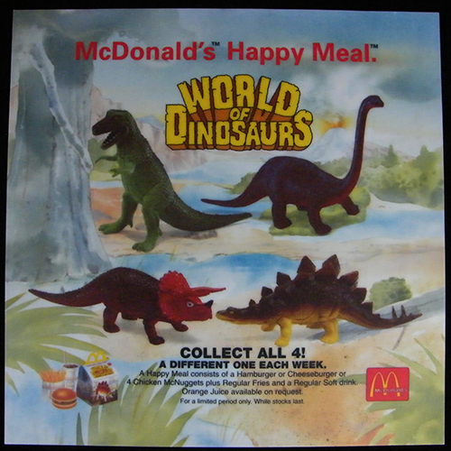 1993 World of Dinosaurs — Translite