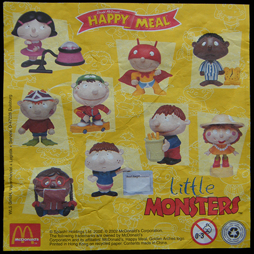 2002 Little Monsters — Insert