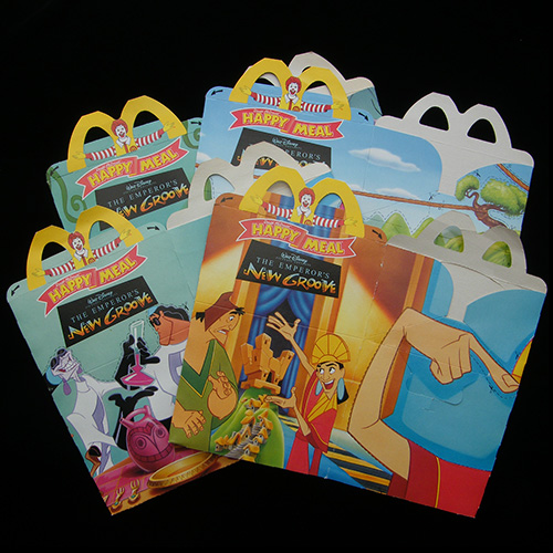 2001 The Emperors New Groove — Set of Boxes