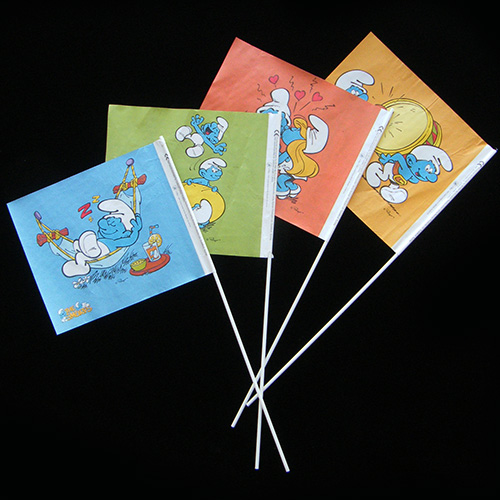 2000 Smurfs — Set of Flags