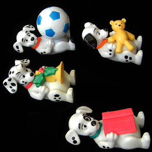 1996 101 Dalmatians — Group of Dogs lying on Back