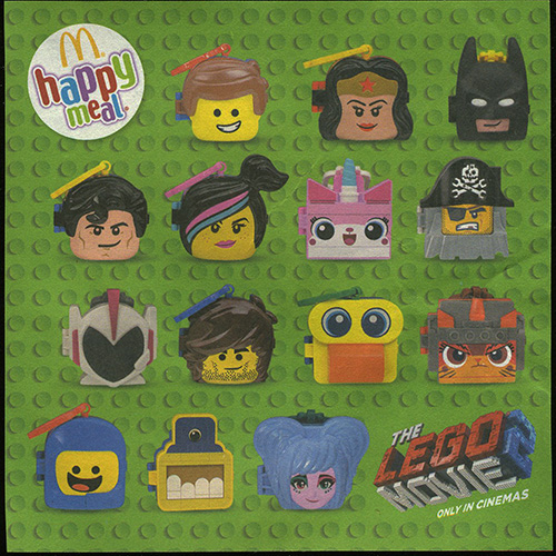 2019 Lego Movie — Front of Insert