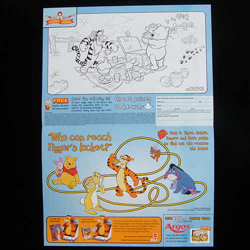 Promo Placemats  — Unfolded
