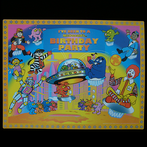 1999 Birthday Placemats 