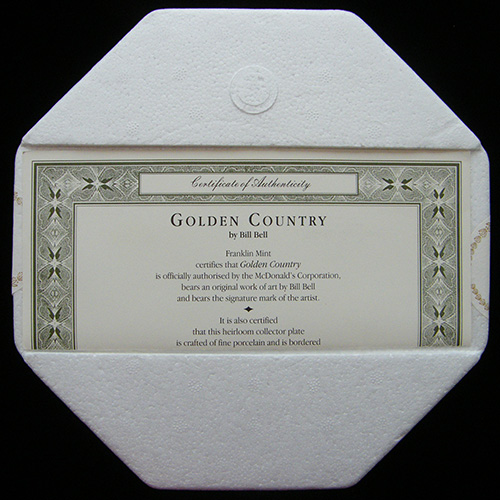 Tableware - Plates Franklin Mint