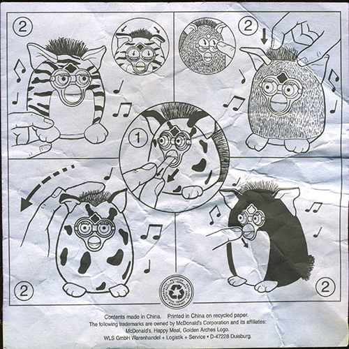 2000 Furby — Reverse