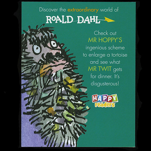 2015 Extraordinary World of Roald Dahl — Reverse Side