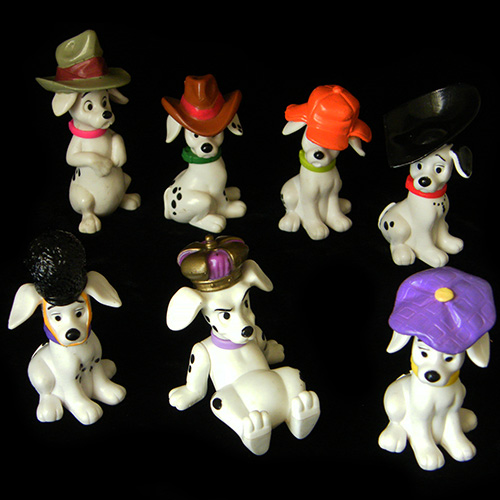 1996 101 Dalmatians — Group of Dogs wearing Headgear