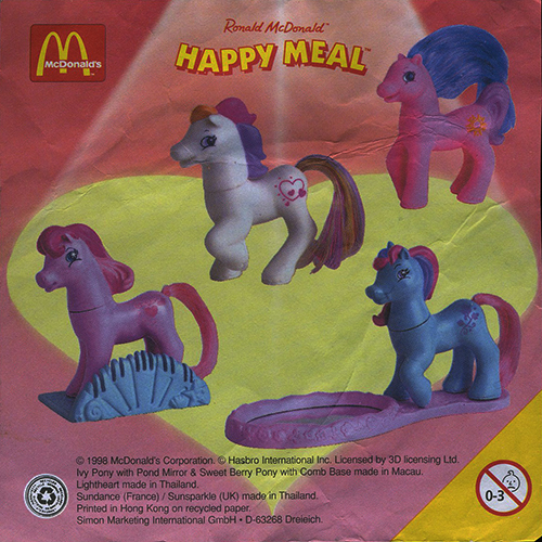 1998 My Little Pony  — Insert