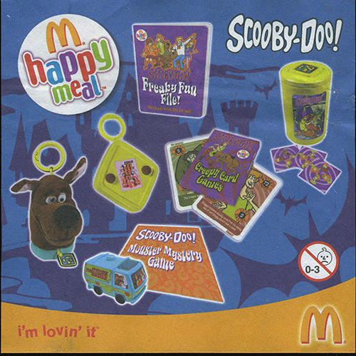 2007 Scooby Doo — Insert